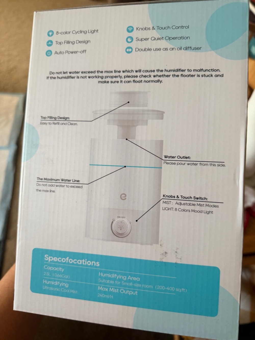 Tabletop Humidifier - Picture 2 of 4